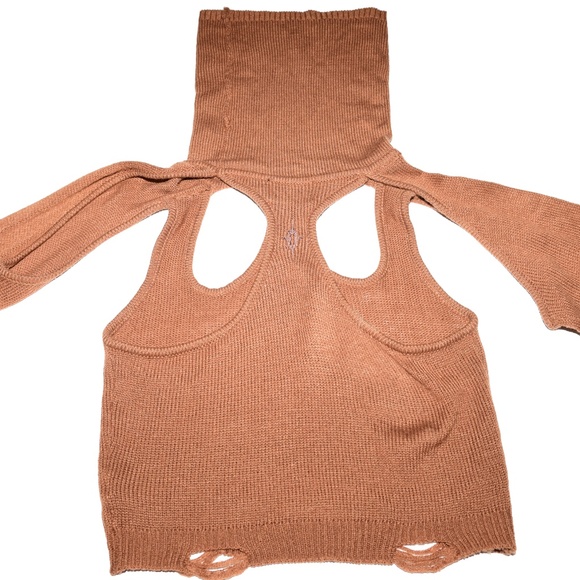 Darker Wavs Knit Cutout Turtleneck Sweater - Picture 2 of 8